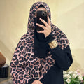 Leopard Print Chiffon Hijab