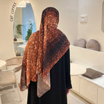 Bambi Print Chiffon Hijab – Lightweight & Graceful | Noor Al Haya