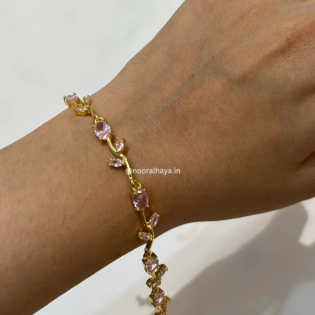 Tulip Bracelet – Elegant Floral Jewellery | Noor Al Haya