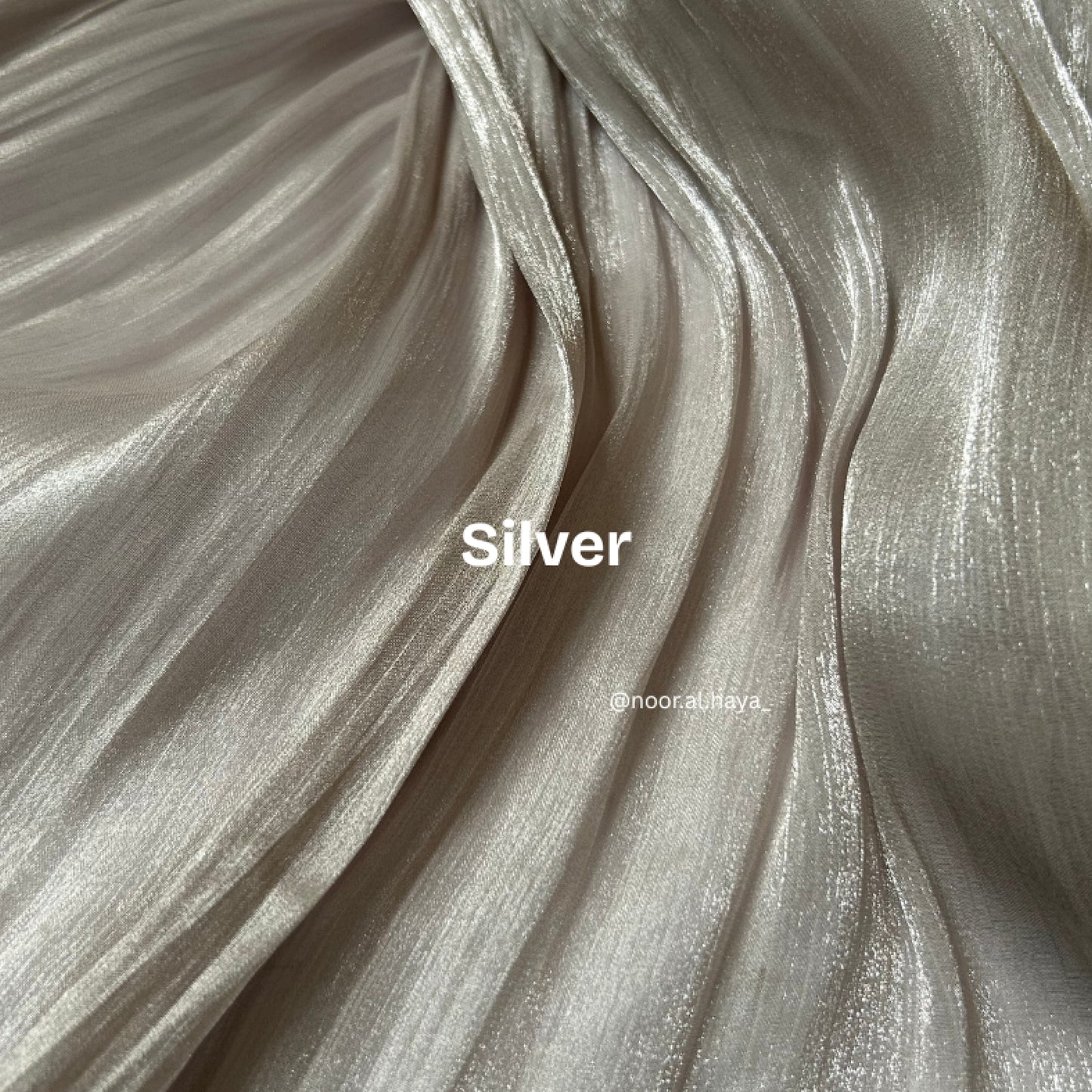 2 Meter Shimmer Organza Hijab